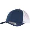 F6606T 6606T Flexfit Retro Trucker Two Tone Cap Navy / White colour image